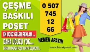 Çeşme Baskılı Poşet