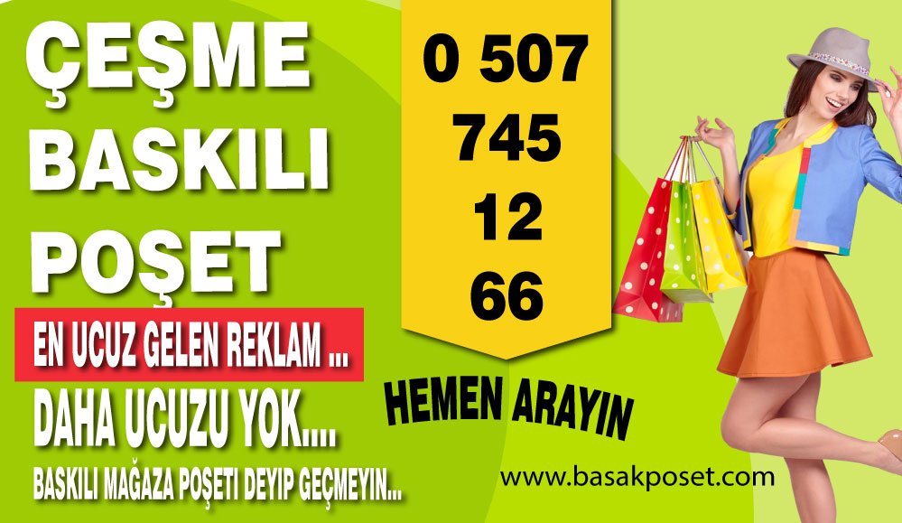 Çeşme Baskılı Poşet