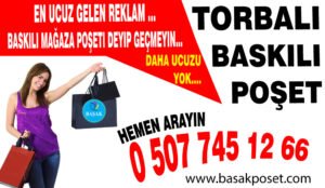 Torbalı Baskılı Poşet