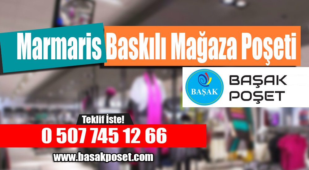 Marmaris Baskılı Mağaza Poşeti